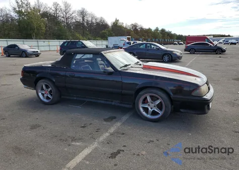 1987 Ford Mustang Lx from USA, damaged, VIN 1FABP40E4HF227990